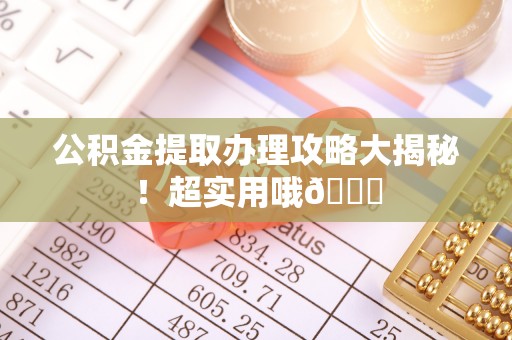 社头公积金提取办理攻略大揭秘！超实用哦😉