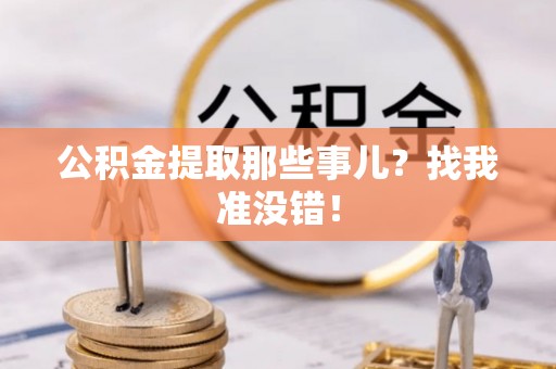 社头公积金提取那些事儿？找我准没错！